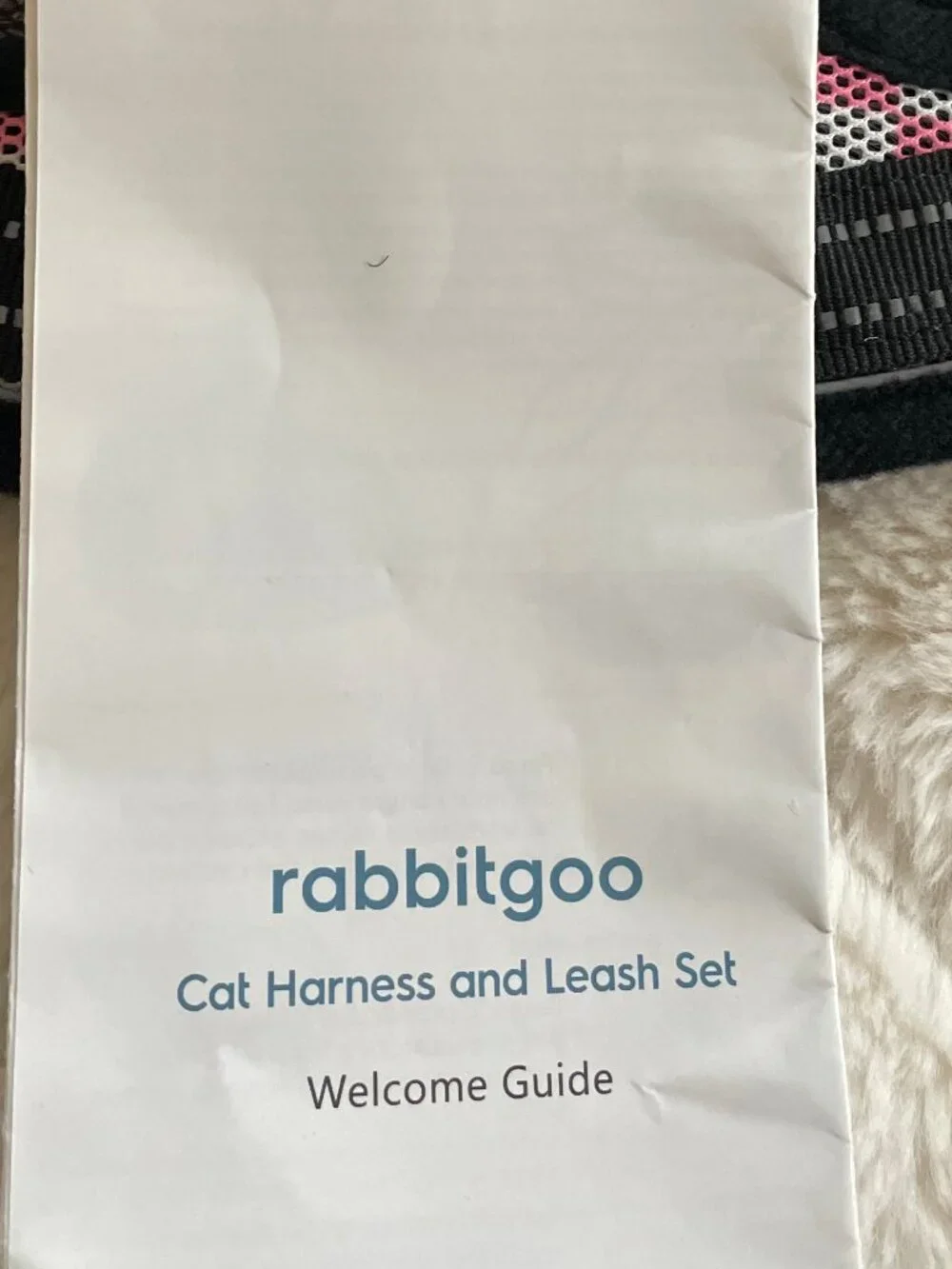 Rabbitgoo Cat Harness and Leash Set NWT